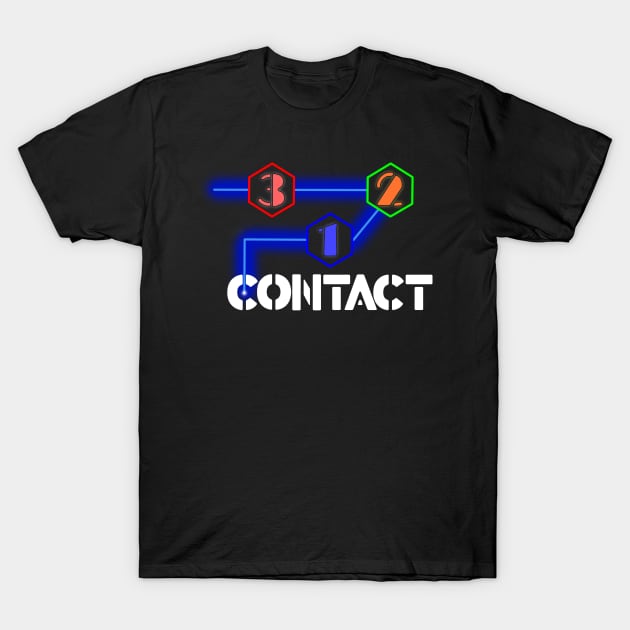 3 2 1 CONTACT T-Shirt by kkadera